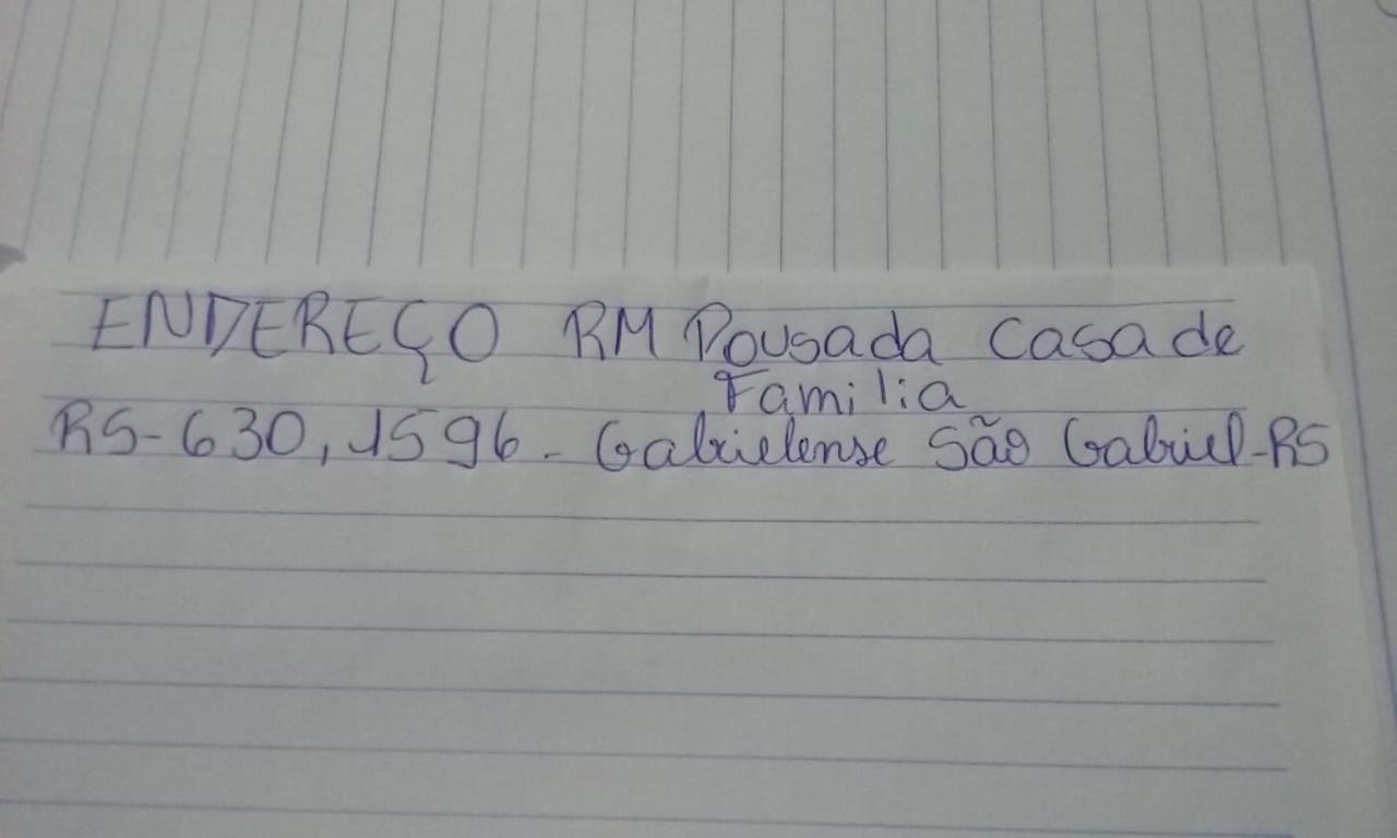 São Gabriel Rm Pousada Casa De Familia מראה חיצוני תמונה